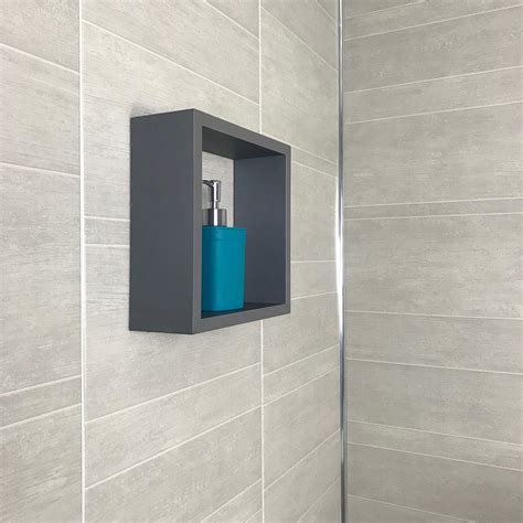 The Cladding Store Multi Tile Greystone 8mm Large Wet Wall Plastic