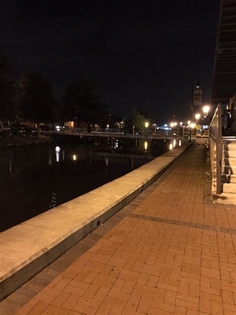 Downtown Houma, Louisiana along Bayou Terrebonne. Terrebonne Parish