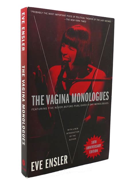 The Vagina Monologues Eve Ensler 10th Anniversary Edition First