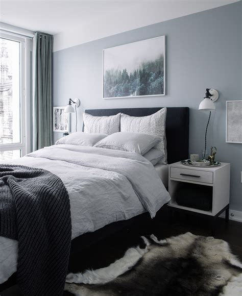 Grey is and will always be the most perfect color choice for a bedroom: 19 Blissful Bedroom Colour Scheme Ideas - The LuxPad