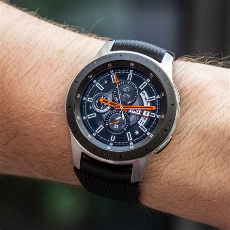 It comes in 42mm and 46mm sizes in black or silver, starting at $349.99 for. Samsung Galaxy Watch Black 46mm - Marvel Tech