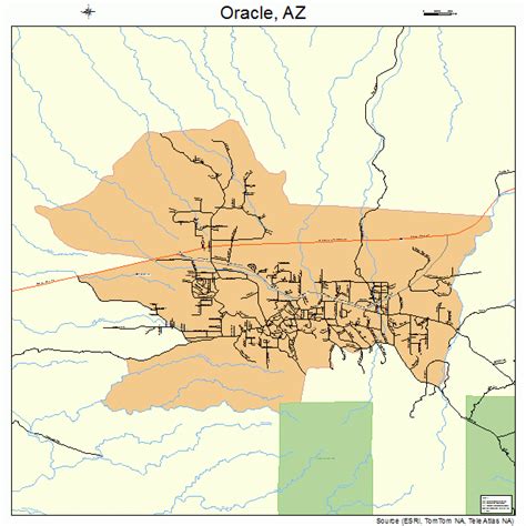 Oracle Arizona Street Map 0451180