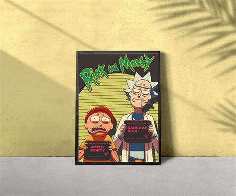 Rick And Morty Framed Poster Radical Posters