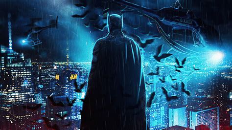 2560x1440 The Batman Over Gotham City 4k 1440p Resolution