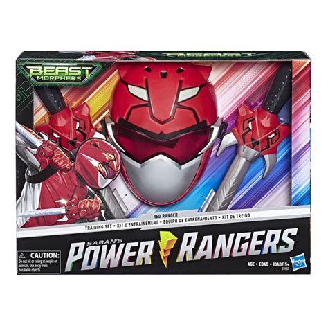 Power Rangers Beast Morphers Red Ranger Training Set. - R Exclusive