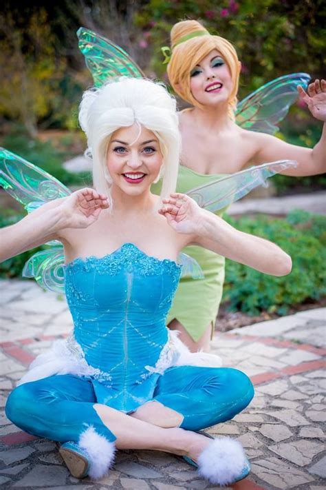 joanna lynn [as periwinkle] and amber arden [as tinkerbell] cosplay by joannalynnbert and ambera