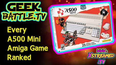 The A500 Mini Amiga 500 Console In Depth Review Xstreamedtv