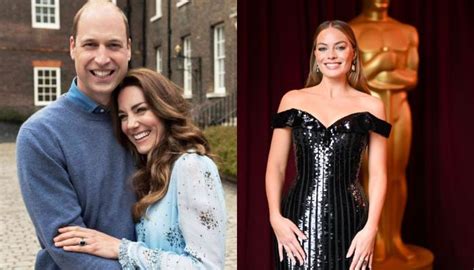 prince william kate middleton reacts to margot robbie s dig on prince harry