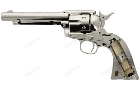 Revolver Colt Saa 45 Nickel Pearl 45mm 177 3 Joules Armurerie Loisir