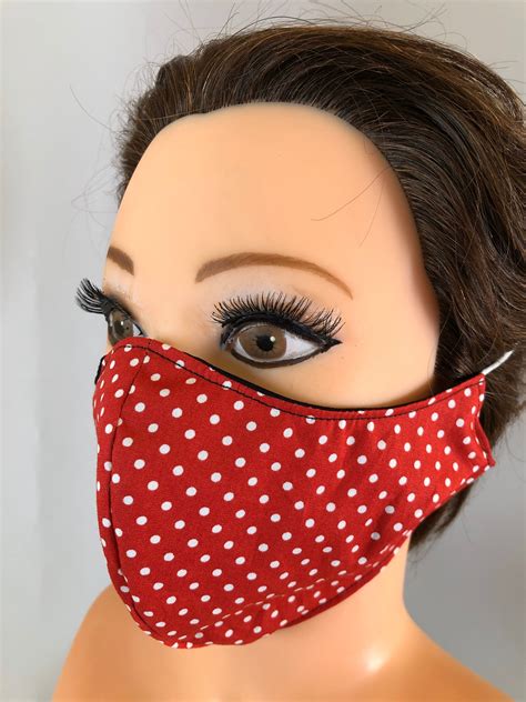 Washable Reversible Cotton Face Mask Chemo Mask Flu Mask Germ