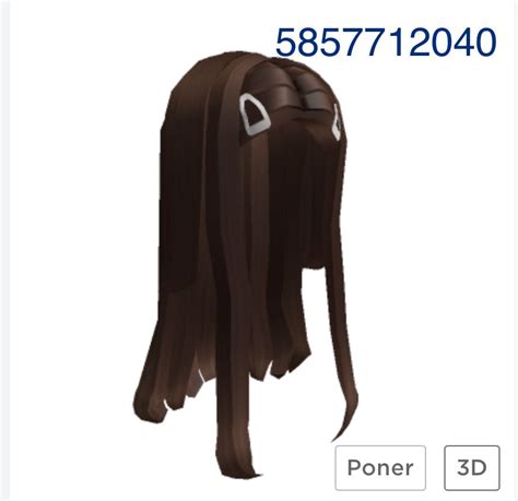 Brown Pure Hair Black Hair Roblox Coding Clothes Roblox Codes