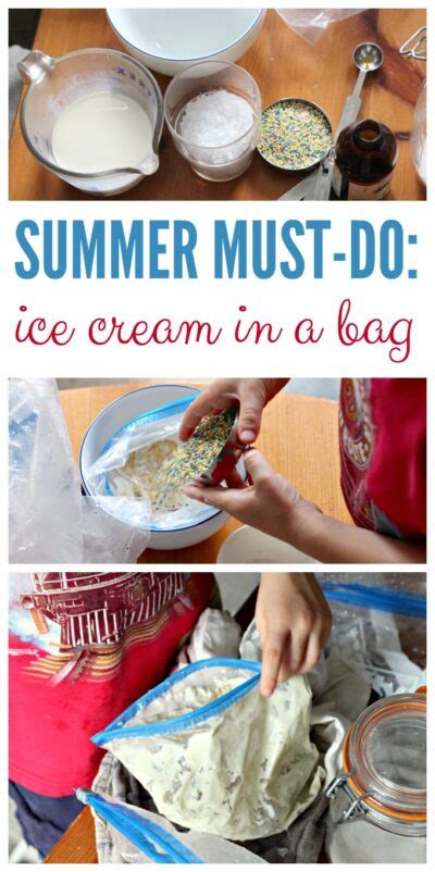 You don't need a fancy ice cream maker to make ice cream at home. Summer Must-Do: Ice Cream in a Bag