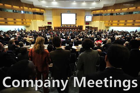 Company Meetings 4 Types Of Company Meetings