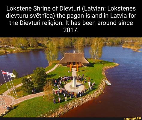 Lokstene Shrine Of Dievturi Latvian Lokstenes Dievturu Svtnica The