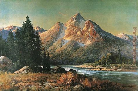Robert Wood Evening In The Tetons Painting Anysize 50 Off