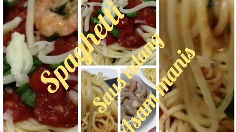 Cuci bersih udang, beri garam, merica, tepung maizena aduk rata. spaghetti saus udang asam manis - YouTube
