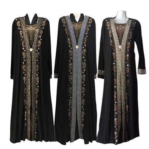Fashion Arab Muslim Abaya Dress Islamic Clothing For Women Dubai Kaftan