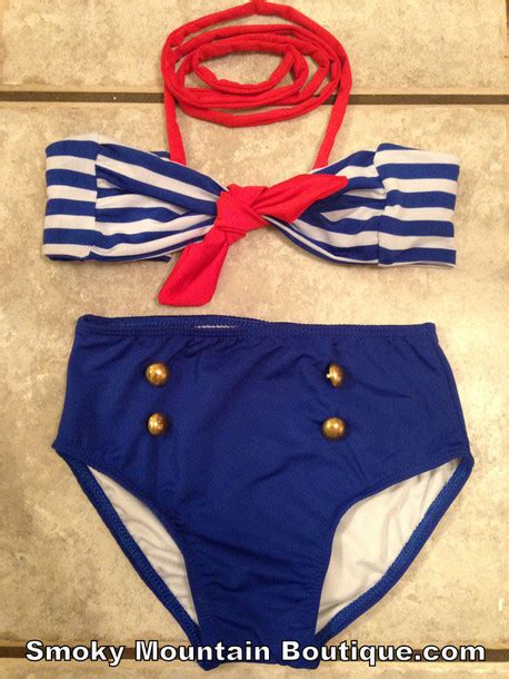High Waisted Kids Swimsuits Swimsuits