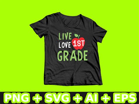 I Love First Grade Graphic By Merydesigns · Creative Fabrica