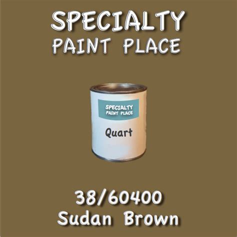 Sudan Brown Tiger Touchup Paint Quart Can