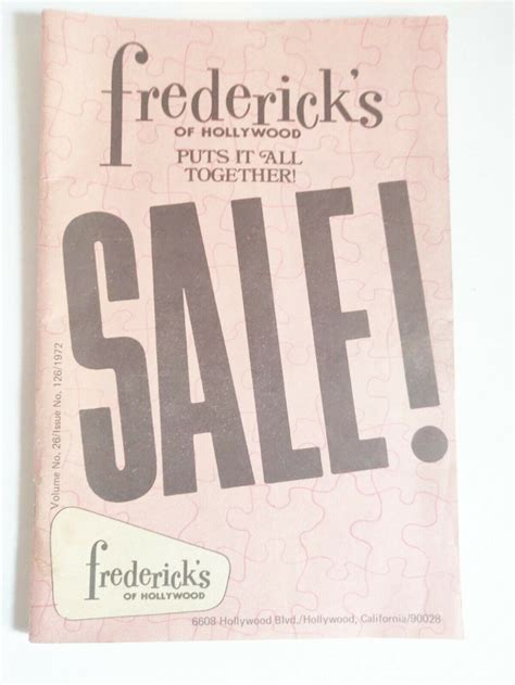 vintage frederick s of hollywood fashion volume 26 issue 126 ebay in 2020 fredericks of