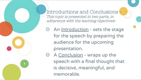 Public Speaking Course Content Introductions And Conclusions