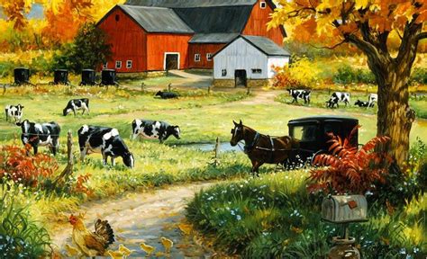 Download Farm Landscape Wallpaper Background By Crodriguez74
