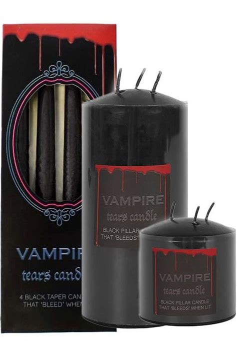 Vampire Tears Pillar Candle 15cm Spiritual Creations