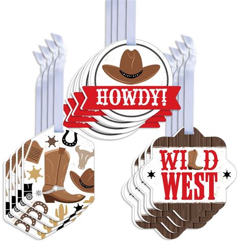 Western Hoedown Assorted Hanging Wild West Cowboy Party Etsy Australia