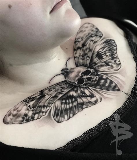 Share More Than 73 Moth Chest Tattoo Super Hot In Cdgdbentre