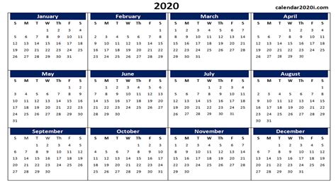 Calendar 2020 Png Hd Quality Png All