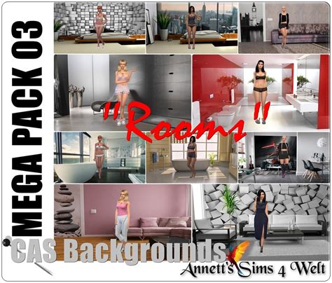 Sims 4 Ccs The Best Mega Pack 03 Cas Backgrounds Rooms By Annett85