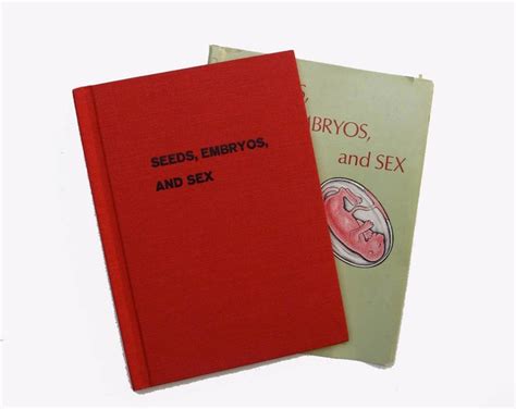 Sex Education Book 1970 Cosgrove Seeds Embryos And Sex For Young