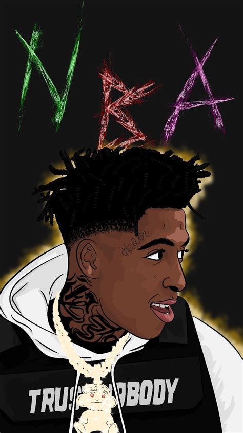 Nba Youngboy Wallpaper Iphone Galaxy Cartoon Aesthetic Background