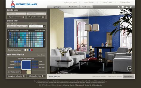 An Inspired Living Room Painted Virtually With Sherwin Williams Color