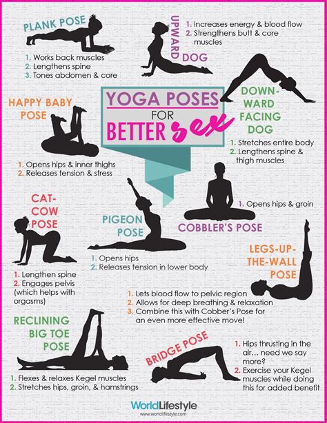 Yoga Poses For Better Sex Infographic Infographicspedia