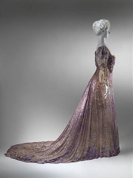 Ephemeral Elegance — Spangled Evening Gown 1902 Designed By Henriette