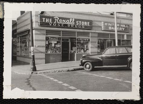 The Rexall Store Vose Drugs 310 Broadway Digital Commonwealth