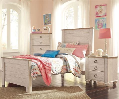 You can choose from simple sets with just a bed and dresser, or sets that come with a bed, dresser, nightstand and additional chest. (Twin size) B267-bedroom set - Al Rugaib Furniture