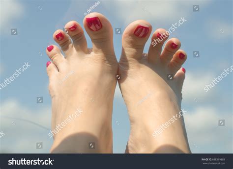 Beautiful Female Feet On Dashboard Car Stock Photo 698319889 Shutterstock