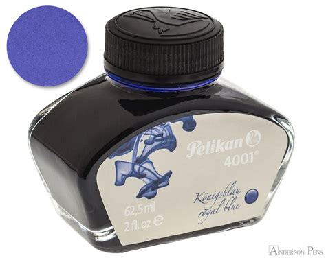 Pelikan 4001 Royal Blue Ink 625ml Bottle Anderson Pens Inc