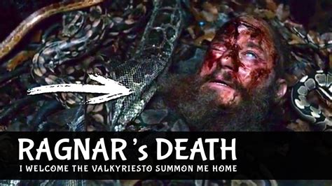 Vikings 4x15 Ragnars Death And Speach Pit Of Snakes Ending Scene Youtube