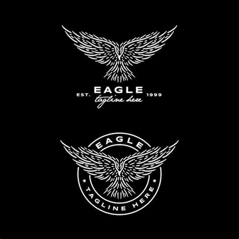 Premium Vector Premium Hand Drawn Eagle Logo Vector