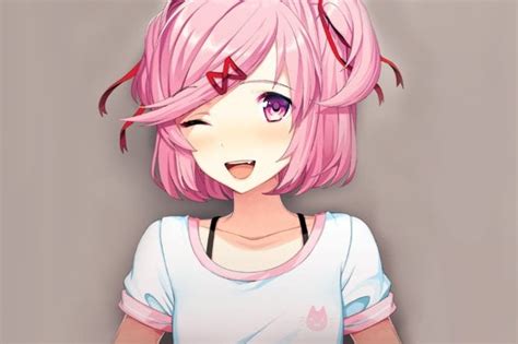 Just A Cute Wink From Best Girl Ddlc