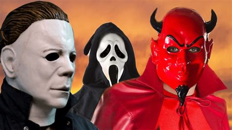 Michael Myers Vs The Red Devil And Ghost Face Youtube