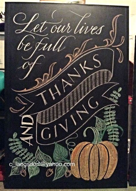 thanksgiving chalkboard by long village lettering in nc thanksgiving chalkboard art
