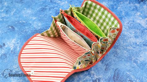 Making A Triple Zipper Pouch Bag Sewingtimesblog