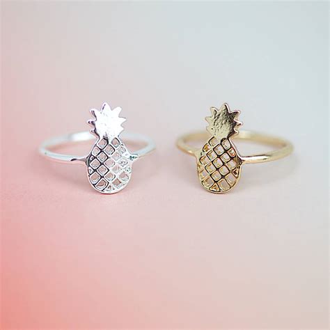 Pineapple Ring By Junk Jewels