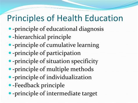 😊 Principles Of Health Education 14 Principles Of Effective Learning