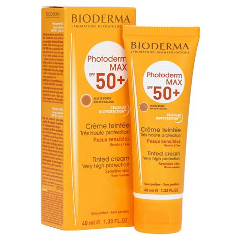 Bioderma Photoderm Max Cream Spf 50 Cream Tinted Golden 133 Fl Oz E